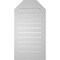 Ekena Millwork Octagonal Top Surface Mount PVC Gable Vent w/ 2"W x 2"P Brickmould Sill Frame, 18"W x 34"H GVPOT18X3403SF - alternate 4